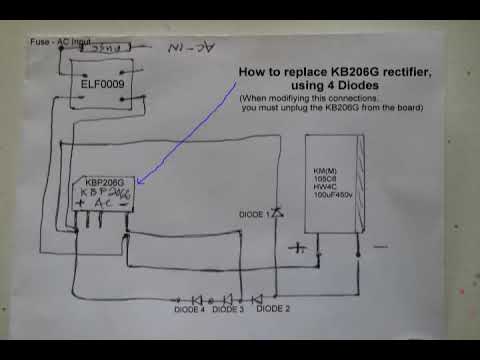 how to repair lcd monitor power supply