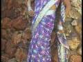 Multicolour Pure Georgette Saree with Blouse