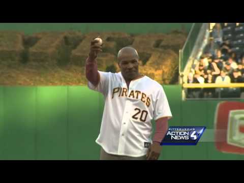 Mike Tyson throws out first pitch at PNC Park