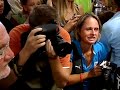 carolina klüft signs autographs to her fans 