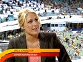 carolina klüft signs autographs to her fans 