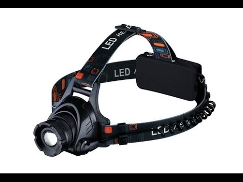 Kopflampe CREE LED T6  1000 Lumen Red Backlight angenehmer Tragecomfort Review test Deutsch