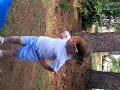 Josie singing while wearing her goggles