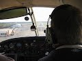 Piper Cherokee KFRG landing
