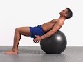 2 Swiss Ball Crunch