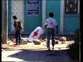 San Salvador 1989; evacuation of wounded FMLN fighter