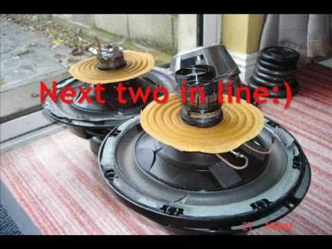 how to repair blown subwoofer