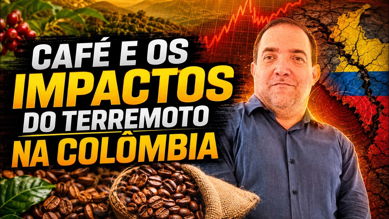 Café e os impactos do terremoto na Colômbia.