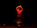 10 sec shot on the dark fire show last july 21st, 2007 london on canada guest teacher at the flamenco dance studio london