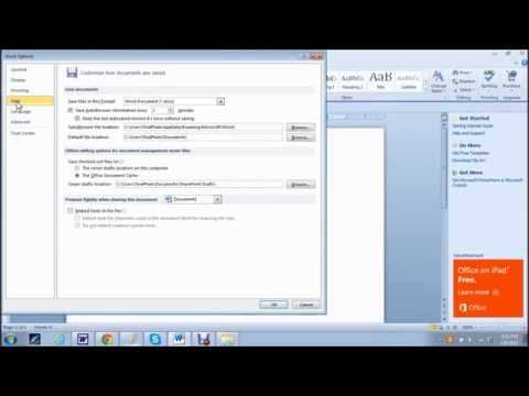 how to recover autosaved documents