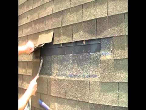 how to patch asphalt roof
