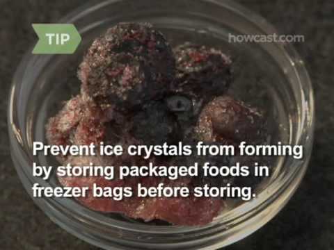 how to properly freeze food