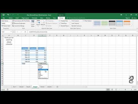 video-linktoworks-How to Add Total Row to a Table in Excel
