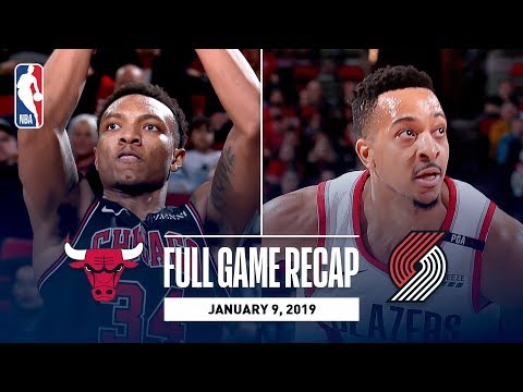 Video: Full Game Recap: Bulls vs Trail Blazers | CJ McCollum Handles Are On Display In Portland