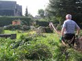 Die Hecke mu� weg