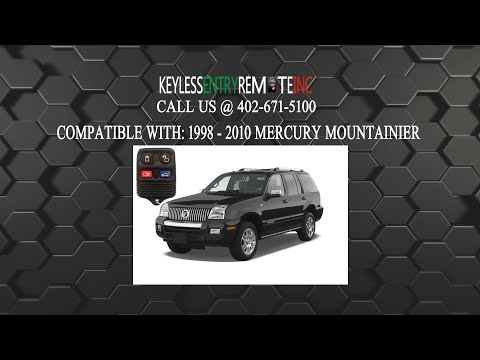 How To Replace Mercury Mountaineer Key Fob Battery 1998 1999 2000 2001 2002 2003 2004 2005 2006 2007