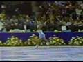 Denise Biellmann Exhibition at 1980 Olympic Games