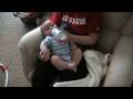 Luke enjoys his bottle