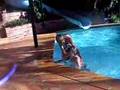 Alec Drowning On Pool Step With Life Guard Aedan