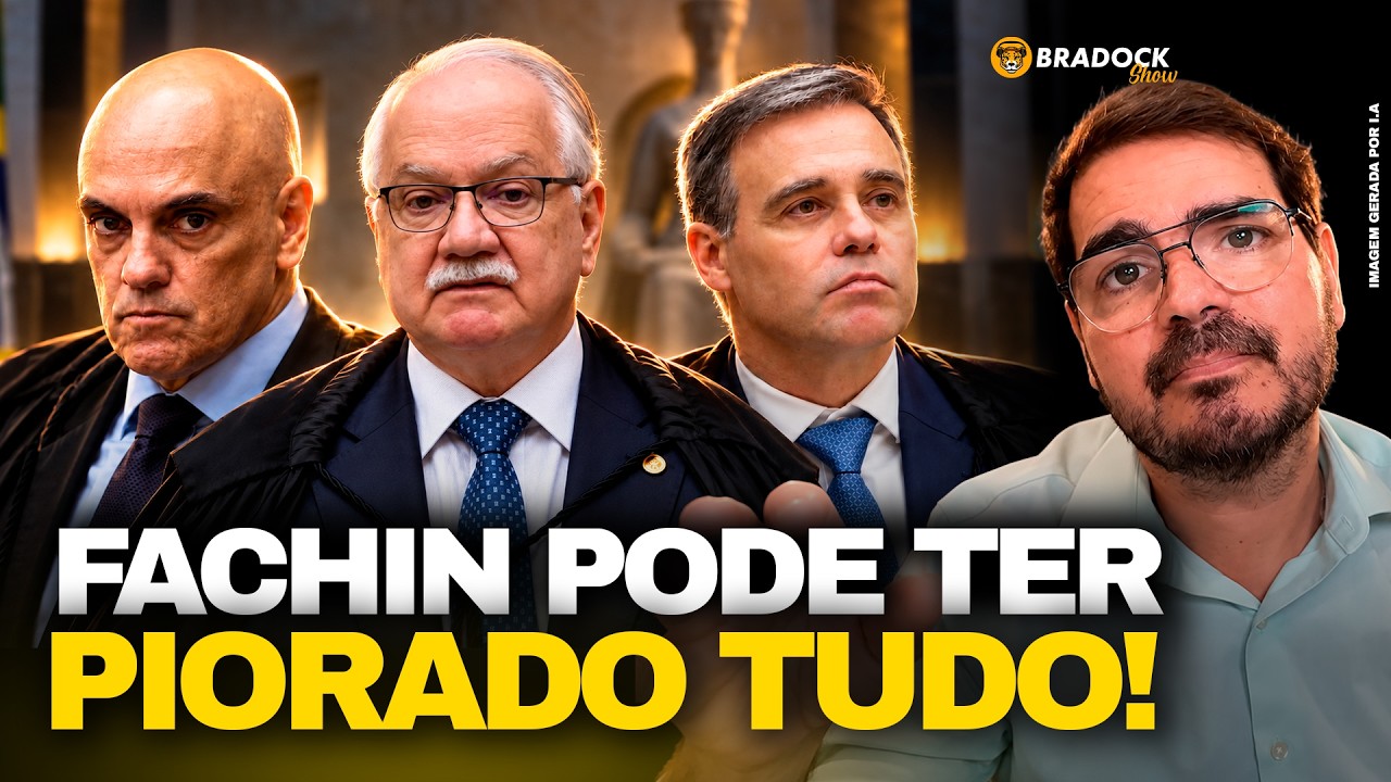 A CASA CAIU? FACHIN SE MOVIMENTA E PRESSÃO CONTRA MORAES AUMENTA