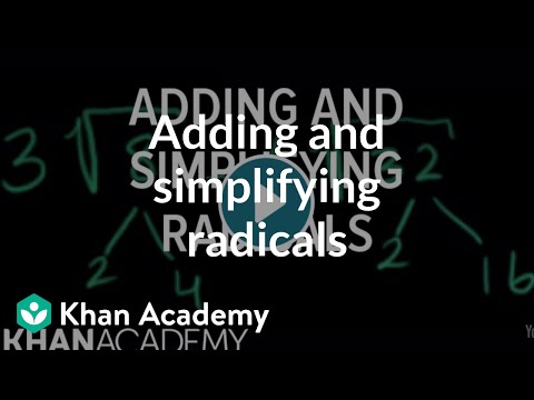 More Simplifying Radical Expressions