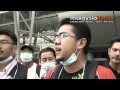Polis Bantuan KL Sentral menahan Mahasiswa Universiti tempatan bersama wartawan