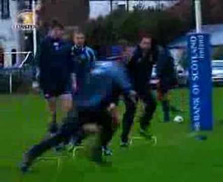 Leinster training