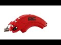 Rough Country Front and Rear Caliper Covers - Red (Part Number: 71142A) Rough Country Front and Rear Caliper Covers - Red - JT