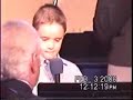 Parker reads the verses at church