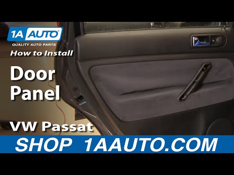 How to Install Replace Rear Door Panel VW Passat 98-01 1AAuto.com