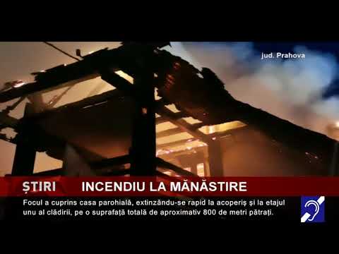 Incendiu la Mănăstirea Turnu