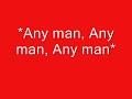 Any Man of Mine by Shania Twain with lyrics! I do not own this song.