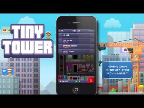 Tiny Tower - Tiny Tower lets you build a tiny tower and manage the businesses and bitizens that inhabit it! Make money to build new types of floors and attract bitizens t...
