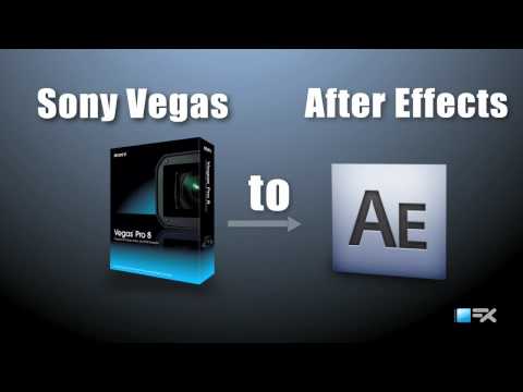 0 VIDEO: How To Import A Sony Vegas Project Into After Effects For Mastering