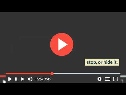 How to implement WCAG 2.1 Success Criterion 2.2.2 Pause, Stop, Hide in code with examples