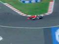 Coulthard gives Schumi the finger