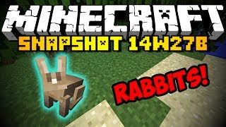 Minecraft Snapshot 14w27b - RABBITS, NEW FOODS,&MORE! (HD)