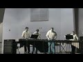 Featuring Soloist Alex Entin, this arrangement of The Flight of the Bumble-Bee starts out with material taken from the original but soon features new material, some of which is based is on previously introduced themes by Rimsky-Korsakov, some that are completely original, and a nice little cameo by a well-known Julius Fucik theme. This arrangement was performed at the annual UNC Arts Gala, UNC's Small Ensembles Concert for All-State Weekend, the Percussive Arts Society's 