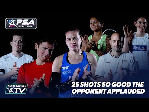 Squash: 25 Shots So Good The Opponent Applauded