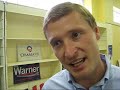 Mitch Stewart at the opening of Obama's Harrisonburg HQ
