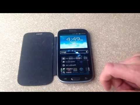 how to view battery percentage on galaxy y