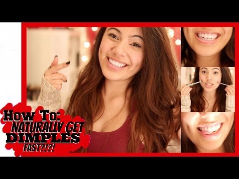 how to draw dimples