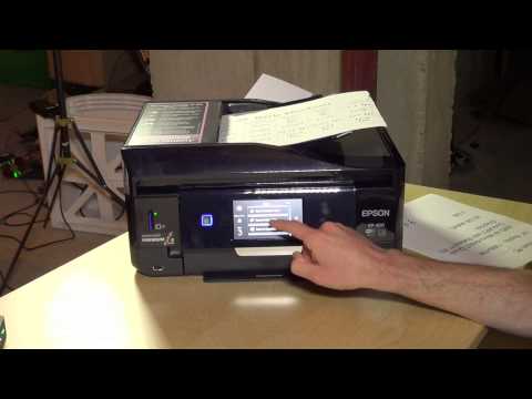 Epson Expression Premium XP-820 Wireless Photo Printer Review - Scanning & DVD / CD Printing Demo