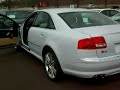 Audi S8 Suzuka Gray Pearl special order color engine rev