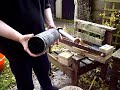 Homemade fuel briquette press