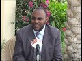 waagacusub.com - Gudoomiyaha Xisbiga Dimoqoraadiyada iyo Nabadda Somalia Abdullahi Sheekh Hassan oo Wareeysi dheer siiyay Telefishinka Horn Cable