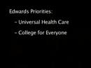 Iowans for Sensible Priorities - A Message from John Edwards