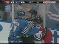 NHL fight 061101 Adams vs JP Vigier