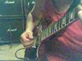 Playing some rough bluesy stuff