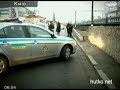 Видеоновость В Киеве сбитый пешеход пробил лобовое стекло 